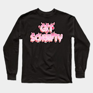 Get Schwifty Plumbus Style Paint Long Sleeve T-Shirt